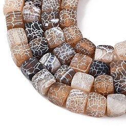 Естественные выветрившиеся агатовые бусины&nbsp;G-NH0038-01C