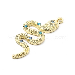 Pendenti in lega a forma di serpente con strass&nbsp;PALLOY-Q030-01A