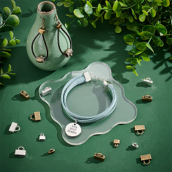 120 шт. 4 стиля тибетского стиля цинковый сплав наконечник шнура&nbsp;FIND-AR0003-47