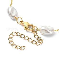 Bracelet en chaîne de perles en plastique ccb&nbsp;BJEW-JB09433