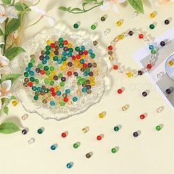 10 цвет стеклянные бусины&nbsp;EGLA-SZ0001-41