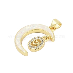 Латунные микро проложить кубического циркония подвески&nbsp;KK-I723-19G-03