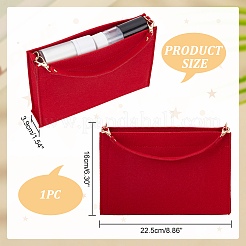 Войлочная вставка-органайзер для кошелька&nbsp;DIY-WH0304-495