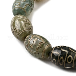 Тибетского стиля DZI бисер нитей&nbsp;G-S389-A03