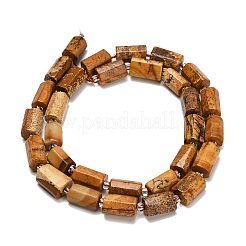 Natürliches Bild Jaspis Perlen Stränge&nbsp;G-F836-B04-01