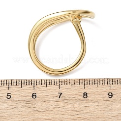 Непрозрачные акриловые кольца-манжеты с имитацией жемчуга&nbsp;RJEW-P177-03E-G