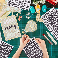 12 лист 2-х цветных водонепроницаемых декоративных наклеек из ПВХ&nbsp;DIY-GA0004-26