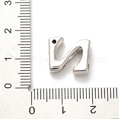 Abalorios de latón cubic zirconia chapado en rack&nbsp;KK-L210-008P-N