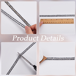 Блестящие стеклянные бусины со стразами и искусственным жемчугом&nbsp;DIY-WH20011-18C