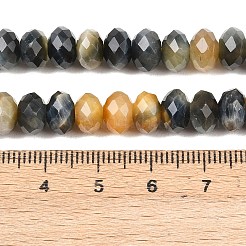 Природных тигровый глаз бисер нитей&nbsp;G-C259-A47-5x8mm