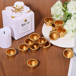 40 coupelle à bougie en aluminium&nbsp;AJEW-CA0004-53A