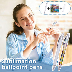 30 stylo à bille en alliage&nbsp;AJEW-OC0015-77