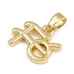 Pendentifs en laiton&nbsp;KK-Z123-22G-01
