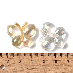 Уф-покрытие прозрачные акриловые бусины&nbsp;OACR-H123-22