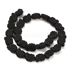 Бусы из натуральной лавы&nbsp;G-G347-01D