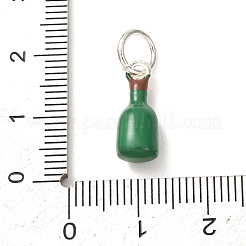 Pendentifs d'émail en laiton &nbsp;KK-CBA260B-01P