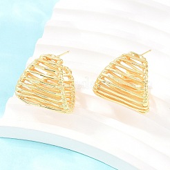 Clous d'oreilles en laiton&nbsp;EJEW-P346-03G