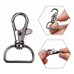 Drehbare D-Ringe aus Zinklegierung Karabinerverschlüsse&nbsp;X1-E341-8-B