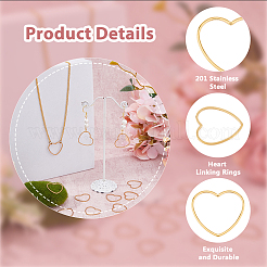 30 шт. соединительные кольца из нержавеющей стали 201&nbsp;STAS-DC0016-06