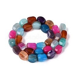 Chapelets de perles d'agate naturelle&nbsp;G-Q604-02A-M01