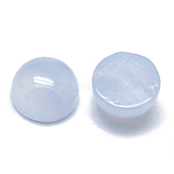 Natürliche blaue Spitze Achat Cabochon&nbsp;G-O185-01E-02