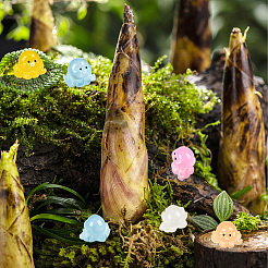 120 шт. 6-цветные светящиеся прозрачные смоляные украшения в виде осьминога&nbsp;RESI-SP0001-46