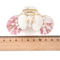 Haarspangen in Schleifenform mit natürlicher Muschelkralle&nbsp;PHAR-TA000006