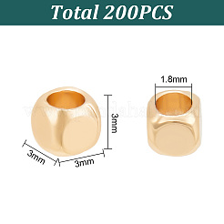 200 шт. Латунные дистанционные бусины&nbsp;KK-HY0003-67