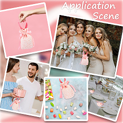 Мешки для хранения из ткани с цветочным принтом и завязками&nbsp;ABAG-WH20010-20B-02