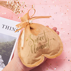 Подарочные пакеты на шнурке из бархата&nbsp;ABAG-CJC0003-02B