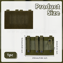 Paneles adhesivos tácticos de velcro de tela Oxford&nbsp;AJEW-WH0816-483A