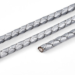 Vachette cordon tressé en cuir&nbsp;NWIR-N005-01L-3mm
