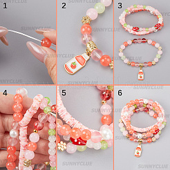 Kits de bijoux de bracelet à bricoler soi-même&nbsp;DIY-SC0029-86