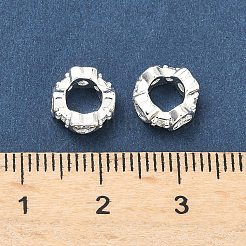 Латунные микро проложить Цирконий Европейский бисером&nbsp;KK-H532-33S