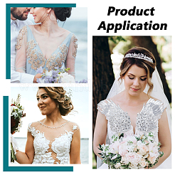 2 шт. 2 стиля крыльев со стразами&nbsp;DIY-BC0015-90