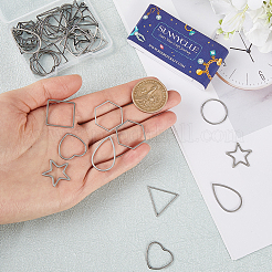 48 шт. 8 соединительных кольца из нержавеющей стали 201 и 304&nbsp;STAS-SC0007-37