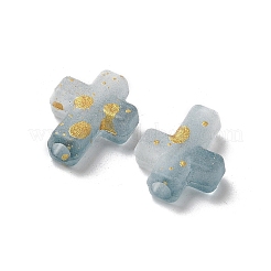 Прозрачные акриловые бусины градиентного цвета&nbsp;X1-OACR-M023-03F