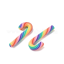 Cuentas navideñas de arcilla polimérica hechas a mano&nbsp;CLAY-P005-03B-06