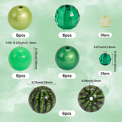 78шт акриловые бусины&nbsp;MACR-SP0001-76