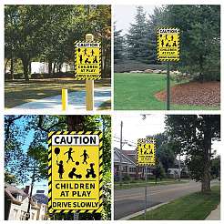 Уф-защищенный и водонепроницаемый алюминиевый предупреждающие знаки&nbsp;AJEW-WH0111-D-10