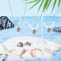 100 шт. подвески из сплава в тибетском стиле с крокодиловой кожей&nbsp;FIND-DC0004-02