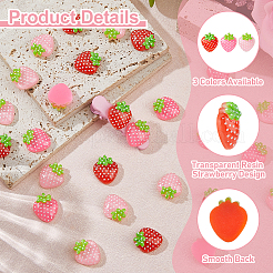 60шт 3 цвета прозрачные кабошоны из смолы&nbsp;RESI-HS0001-05