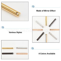 8 шт. 4-цветное ионное покрытие (IP) из нержавеющей стали 304&nbsp;STAS-DC0008-34