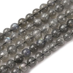 Природные лабрадорита бисер нитей&nbsp;G-H326-01-6mm