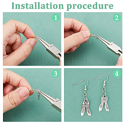 60 шт. 3 стиля 925 открытых соединительных кольца из стерлингового серебра&nbsp;STER-DC0001-51