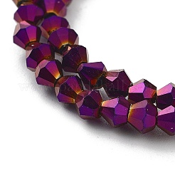 Гальванические стеклянные бусины&nbsp;EGLA-R094-3mm-05