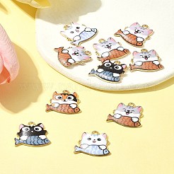 Подвески из эмали из сплава с покрытием 10 шт.&nbsp;FIND-FS0002-53B