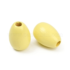 Спрей окрашены деревянные европейские бусины&nbsp;WOOD-F017-10B