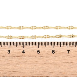 Halskette mit ovalen Gliederketten aus Messing für Frauen&nbsp;NJEW-P265-23G