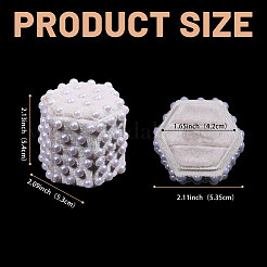 Бархатные коробочки для парных колец&nbsp;VBOX-WH0019-001